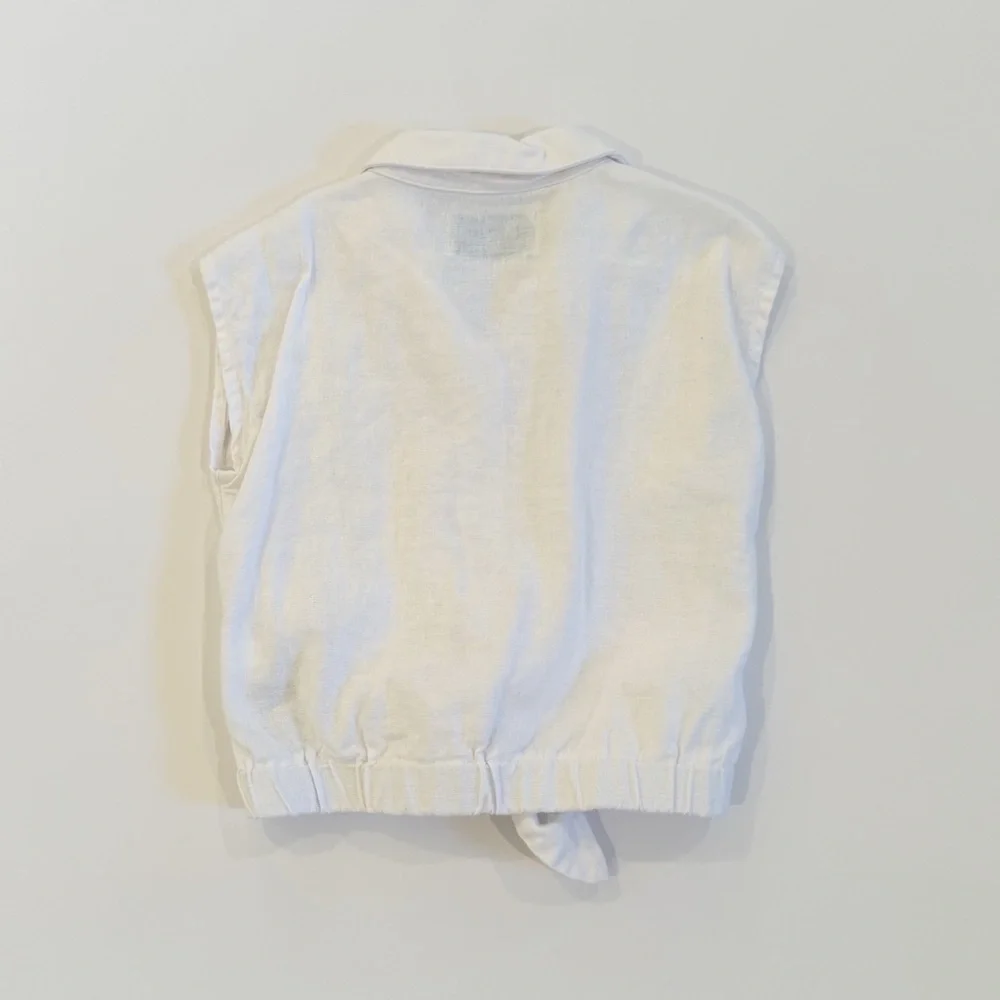 Old Navy Girl’s Front Tie Button Up Top